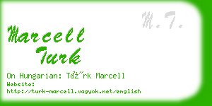 marcell turk business card